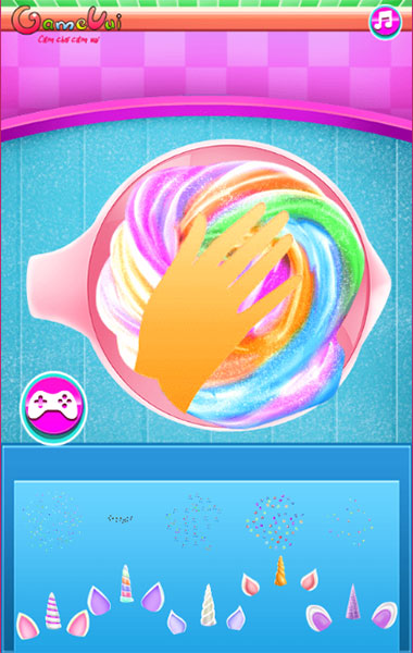 Trang trí cho slime