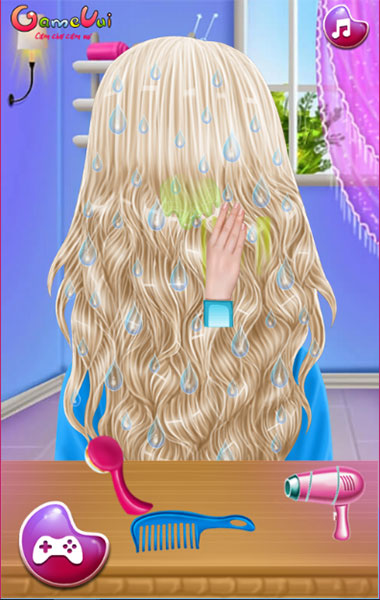 Tạo kiểu tóc cho Elsa