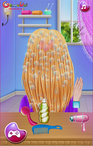 Tạo kiểu tóc cho Anna