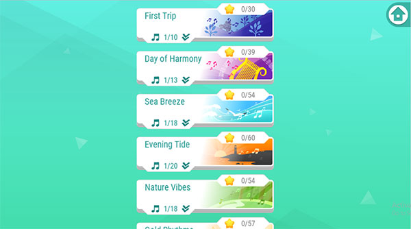 Có nhiều bản nhạc cho bạn chọn