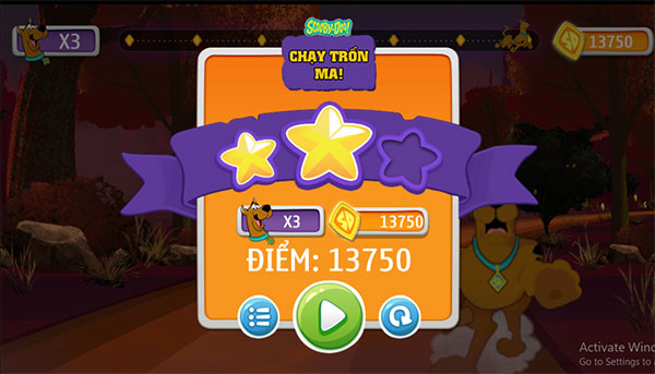 Hoàn thành cấp độ