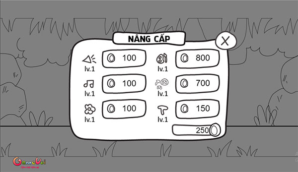 Nâng cấp trong trò chơi