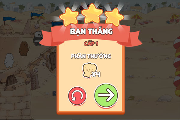 Hoàn thành cấp độ