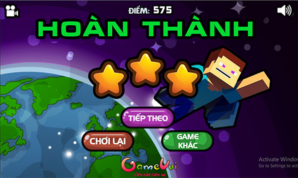 Hoàn thành cấp độ