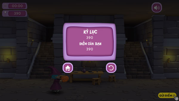 Đạt điểm cao kỷ lục trong game Halloween