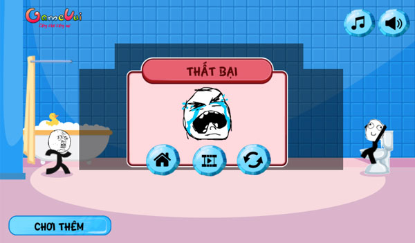 Giúp người que stickman hoàn thành thử thách