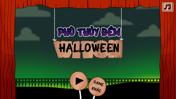 Chơi game Phù thủy đêm Halloween - GameVui