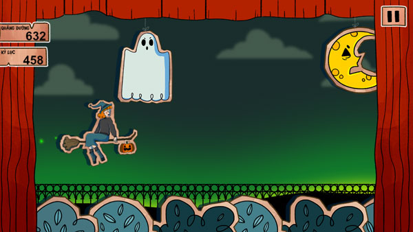 Điều khiển phù thủy Halloween