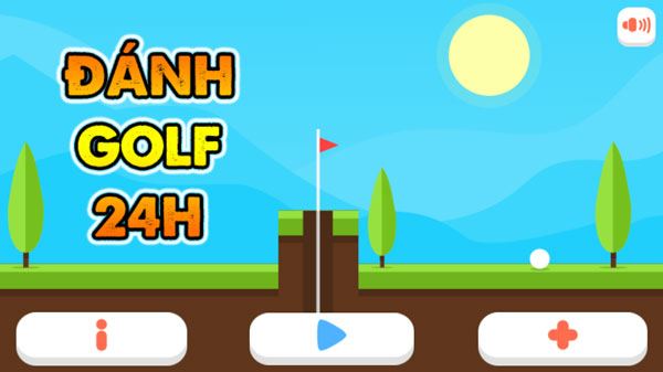 Chơi game Đánh Golf 24h - GameVui