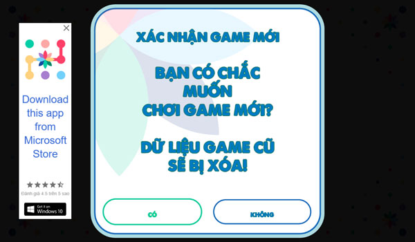 Thiết lập game Nối hình - GameVui