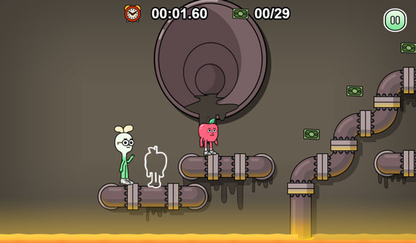 Điều khiển nhân vật Táo và hành