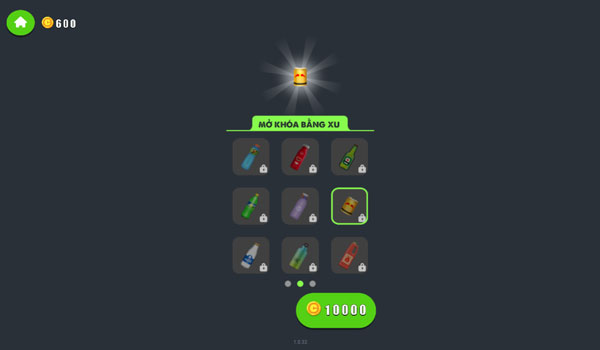 Mở khóa chai nhựa trong Shop cửa hàng