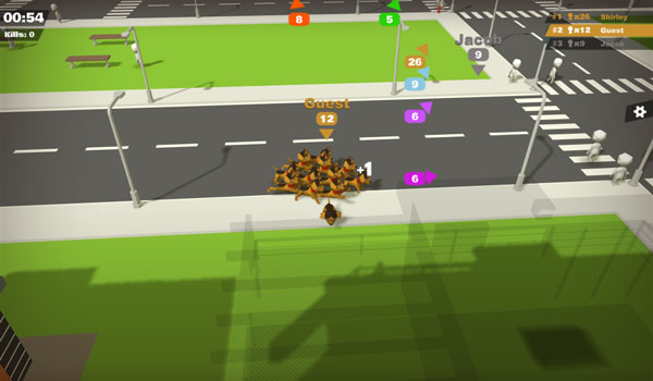 Di chuyển và thu thập đám đông