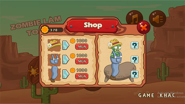 Mua các vật phẩm hỗ trợ