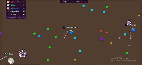 Thu thập mana và giết kẻ thù