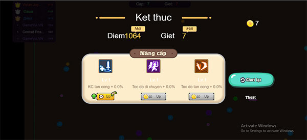 Nâng cấp sức mạnh