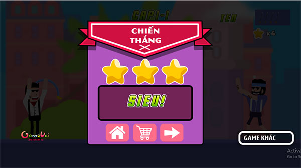 Bạn đã chiến thắng