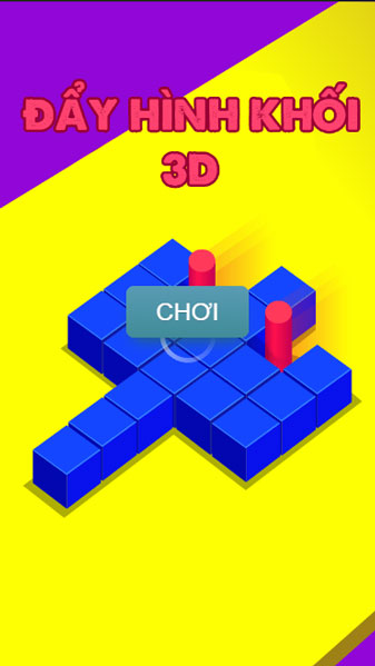 Chơi game Đẩy hình khối 3D - GameVui