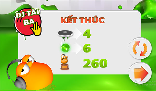 Kết thúc trò chơi