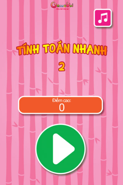 Chơi game Tính toán nhanh 2 - GameVui