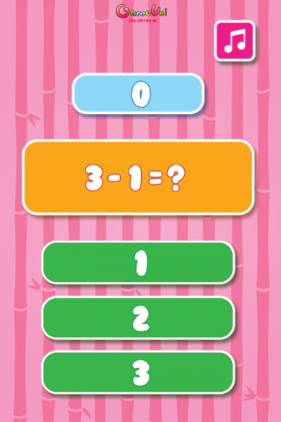 Màn hình chơi game Tính toán nhanh