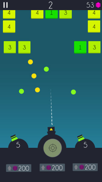 Màn hình chơi game Pháo bắn số