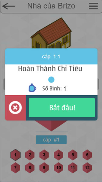 Nhiệm vụ của cấp độ 1