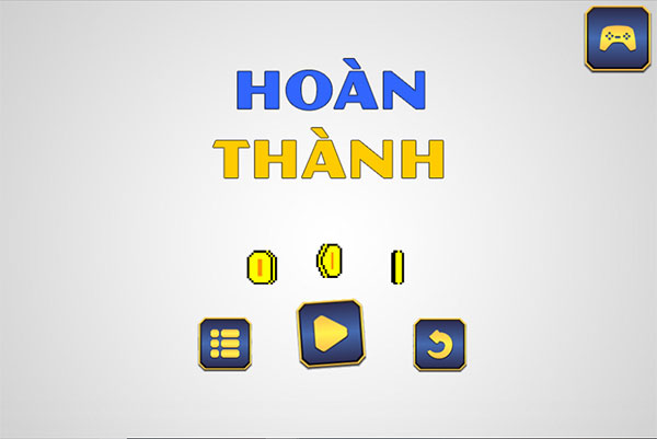Hoàn thành cấp độ