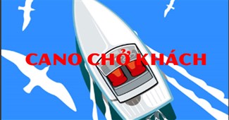 Cano chở khách