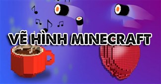 Vẽ hình Minecraft