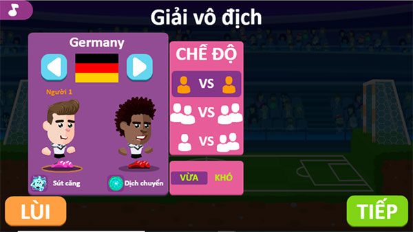 Chọn 1 đội tuyển