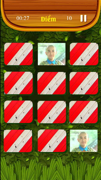 2 hình giống nhau sẽ biến mất