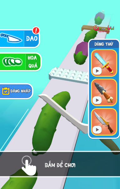 Game chặt chém hoa quả 3D