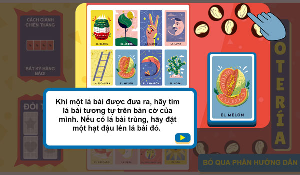 Cách chơi game Loteria
