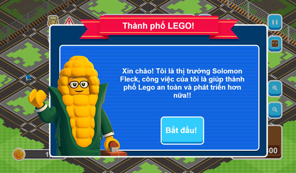 Hướng dẫn chơi game xây dựng thành phố Lego