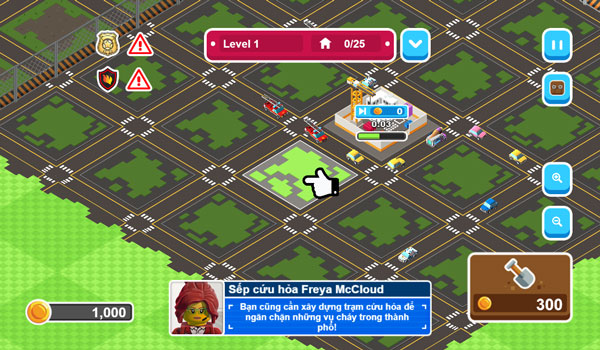 Bản đồ màn hình chơi game Lego