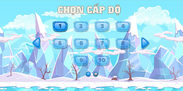 Có nhiều cấp độ chơi