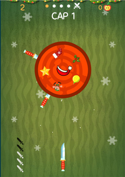 Phi toàn bộ số dao vào tấm thớt tròn