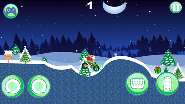 Lái xe thu thập quà noel