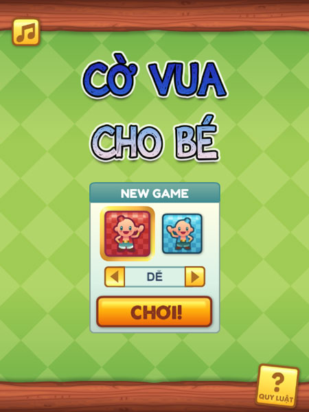 Chơi game Cờ vua cho bé - GameVui
