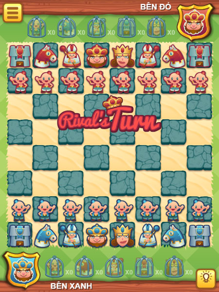 Màn hinh chơi game Cờ vua Y8