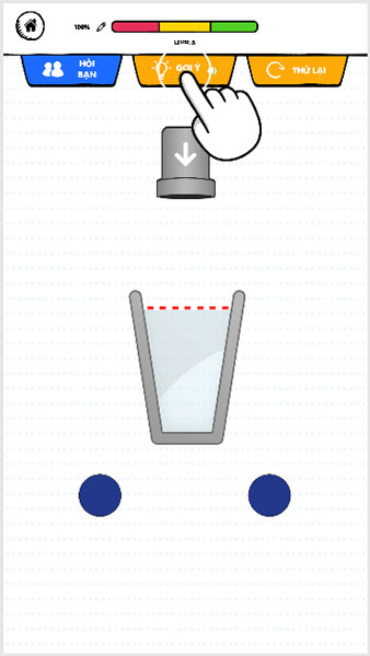 Gợi ý chơi game Đổ nước - Emoji 