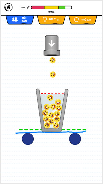 Vẽ đường nối để hoàn thành level thử thách