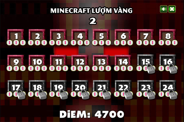 Có nhiều cấp độ chơi