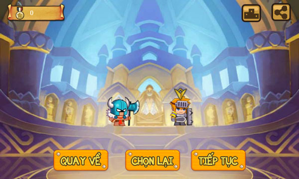 Chọn nhân vật đấu sĩ