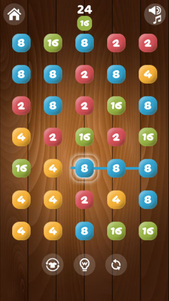 Xếp và kết nối các con số