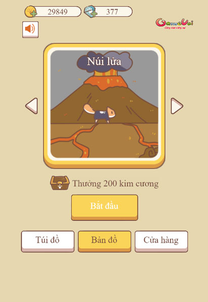 Lựa chọn level thử thách