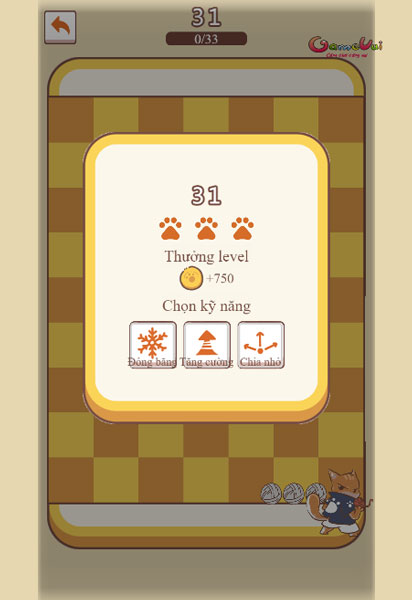 Chọn kỹ năng skill