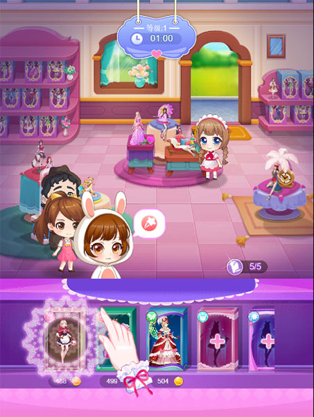 Bán búp bê cho khách