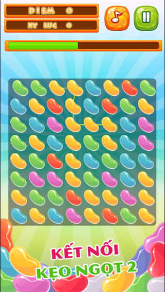 Nối những viên kẹo cùng màu